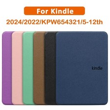 For Amazon Kindle Paperwhite 5/6/7th 10th 11/12th Gen Smart Leather Case Cover picture