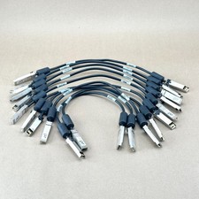 Lot of 10 Molex 73929-0036 0.5M Passive SFP to SFP Twinax DAC Cables Used picture