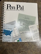 Vintage Commodore Amiga Pen Pal Users Manual 1989 Excellent Condition For Age picture