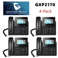 4 Pack Grandstream GXP2170 12-Line Office Phone Color Display Dual Gigabit picture