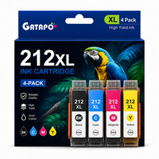 4x Compatible With 212XL Ink for Workforce XP-4100 XP-4105 WF-2830 WF-2850 picture