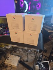 Lot 4 Google WiFi Point AC1200 Router GA02430-US Wi-Fi Snow White New... picture