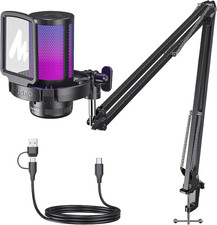 MAONO DGM20S Gaming Microphone for PC with Clear Voice & Noise Reduction | RGB L picture