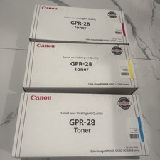 Canon GPR-28 Toner Cartridge Set Yellow Magenta Cyan for C1022 Series New picture