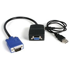 StarTech.com 2 Port VGA Video Splitter - USB Powered - 2048x1536 - VGA Video Mon picture