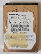TOSHIBA 500GB Laptop Hard Disk HDD 2.5