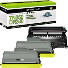 2* TN360 Toner Cartridge +1 DR360 Drum For Brother HL-2140 2170W MFC-7340 7840W picture