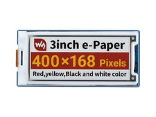 Waveshare 3 inch E-Paper Module 400 �� 168 Red/Yellow/Black/White Paper-like SPI picture