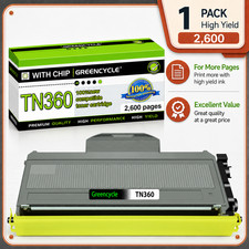 1PK Black TN-360 Toner Cartridge for Brother TN360 MFC-7320 MFC-7340 MFC-7345DN picture