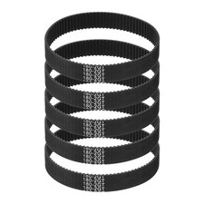 180mm GT-2 Timing Belt, 5pcs 10mm Width 2mm Pitch 3D Printing Closed Loop, Black picture