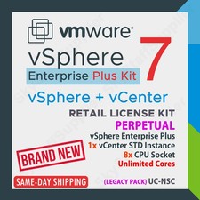 VMware vSphere 7 Enterprise Plus 8 CPU / 8-Socket + vCenter STD VS7-EPP-8AK-C RT picture