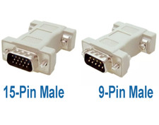 HD15 Male DB9 Male Monitor Converter Adapter (15Pin Male to 9Pin Male) picture
