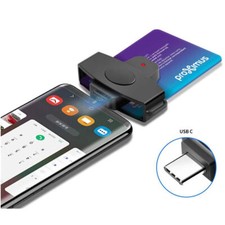 USB Type C Smart Card Reader Memory ID Bank EMV DNI Sim Cloner Connector Adapter picture