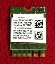 HP 15-AY196NR REALTEK 8723BE WIFI CARD 855106-001 843337-001 picture