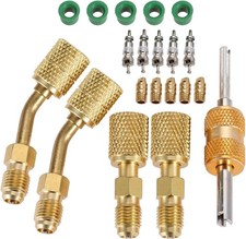 R410a Adapter for Mini Split System, Charging Vacuum Port R410a adapter kit picture