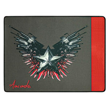 Large Non-Slip Gaming Mouse Pad Gun Army Waterproof Rubber Desk Mat 15.8x19.8 picture