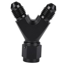 4AN Female to Dual 4AN Male Y Block Fitting Splitter 4AN Female to 2 x 4AN Male picture