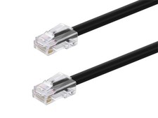 Monoprice Cat6A Patch Cable 30ft Black 26AWG 10G RJ45 Non-Booted Ethernet Cord picture