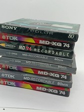 Sony Mini Discs CD Pack of 8 Mixed New picture