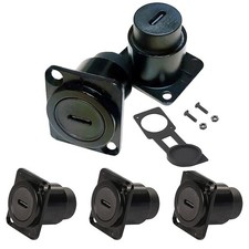 PENGLIN 5PCS USB 3.1 Type C Panel Mount Coupler, C 5PCS(D-TYPE), Black picture