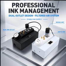 DTF DTG UV Printer White Ink Tank 500ML Auto Mixer Alarm Air Filter Dual Outlet picture