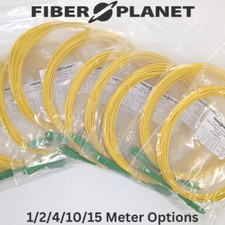 (100 Pack) SC to SC APC Simplex OS2 Single-Mode Fiber Optic Patch Cable - Jumper picture
