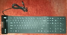 Adesso AKB-232UB Antimicrobial Waterproof Multimedia Flex Keyboard  picture