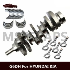 Crankshaft G6DH & Connecting Rod For Hyundai Santa Fe 13-16 Azera 17-22 Kia 3.3L picture