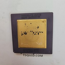 Intel Processor A80502-90 SX923 Pentium 90MHz Gold Top Ceramic CPU RARE WORKS picture