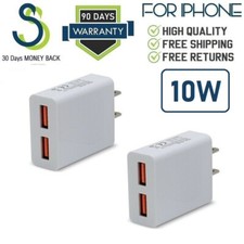 2x 10W DUAL USB Wall Charger Cube for Samsung,LG,Motorola Android Tablet  [SS10 picture
