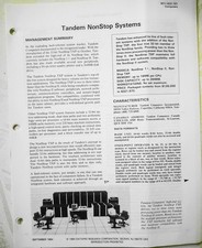 Tandem NonStop Systems 1984 Datapro Report. Fault-tolerant computers  by Tandem picture