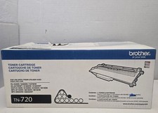 Genuine Brother TN-720 Standard Yield Black Toner Cartridge SEALED DAMAGED BOX picture