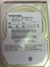 Toshiba MK3265GSXN (HDD2J13 B UL01 B) 010 A0/GH101M Laptop 320GB 2.5