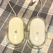 Vintage Apple Lot of 2 Pro Mouse and Mouse Wired USB Optical WORKING TESTED picture
