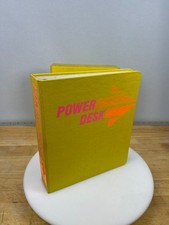 Vintage Power Desk DOS Organizer Software Binder Manual 1987 1988 SSI picture
