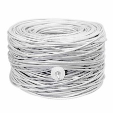 CAT6 1000FT UTP Cable 23AWG Riser 550MHz Network Ethernet Bulk Wire LAN NEW GRAY picture