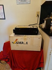 Custom. Commodore Amiga 1000 Computer With Box And Keyboard Turns On As Is picture