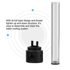 50mm Diameter G1/4 Thread DIY Extra Long Cylinder Water Cooled For Co CX4 picture