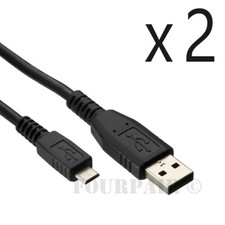 2 Pack - 15ft Micro USB Sync Charger Cable Cord LG HTC PS4 Xbox One Controller picture