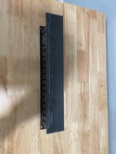 HellermannTyton - WMB1 - Horiz. Wire Mgr Sgl-Sided 2U 3x3in Blck (1 EA) picture
