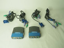 Lot of two Linksys  ProConnect (PS2KVM2) 2-Ports External KVM switch PS/2 VGA picture