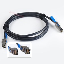 Dell GYK61 High Speed External Mini SFF-8644 to SFF-8644 HD SAS Cable New 2M/6ft picture