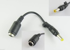 10x DC Power 4.8x1.7mm To 7.4x 5.0mm & Pin Cord M/F Adapter Cable HP DELL Laptop picture