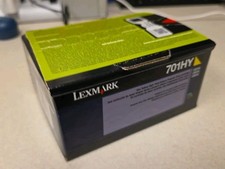Genuine Lexmark 701Y Yellow 70C10Y0 Return Program Toner Cartridge F. Shipping picture