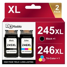 2PK PG-245XL CL-246XL Ink Cartridge for Canon  Pixma MG2522 TS3322 TR4522 MX490 picture