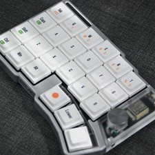 Cornix LP Wireless Split Keyboard 6063 Aluminum Silver Bluetooth USB-C picture