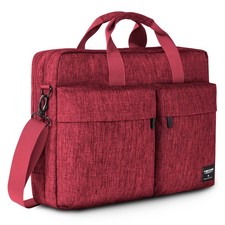 17.3 inch Laptop Briefcase Bag for Men Women, Laptop Shoulder Bag with Should... picture
