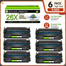 6× fit for HP Laserjet Pro M402n MFP High Yield CF226X 26X Black Toner Cartridge picture