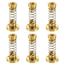 6Pcs Anti Backlash Spring Loaded Nut(2mm Pitch, 2 Start, 4mm Lead, 3.5mm Holes) picture