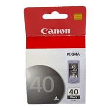 Genuine Canon PG-40 Black Pixma Ink Cartridge New Sealed Japan USA Duty Paid picture